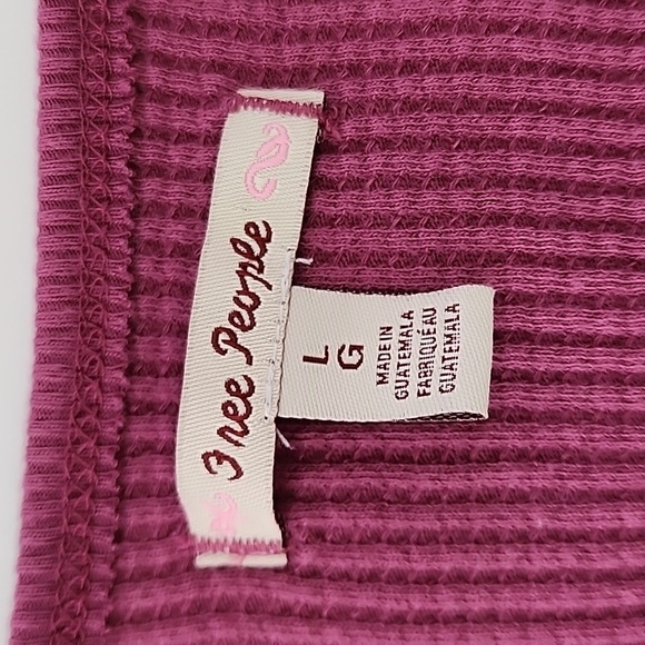 Free People Thermal Deep V-Neck Dolman Sleeve Top - Picture 6 of 11